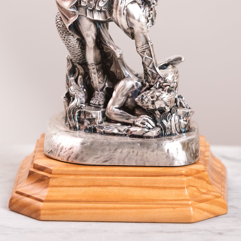 Italian St. Michael Statue - 8.85"