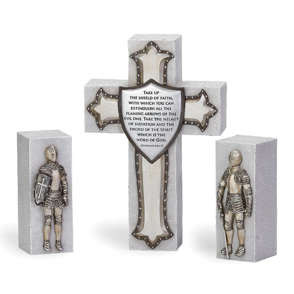 Armor of God Cross Block Set - 8"