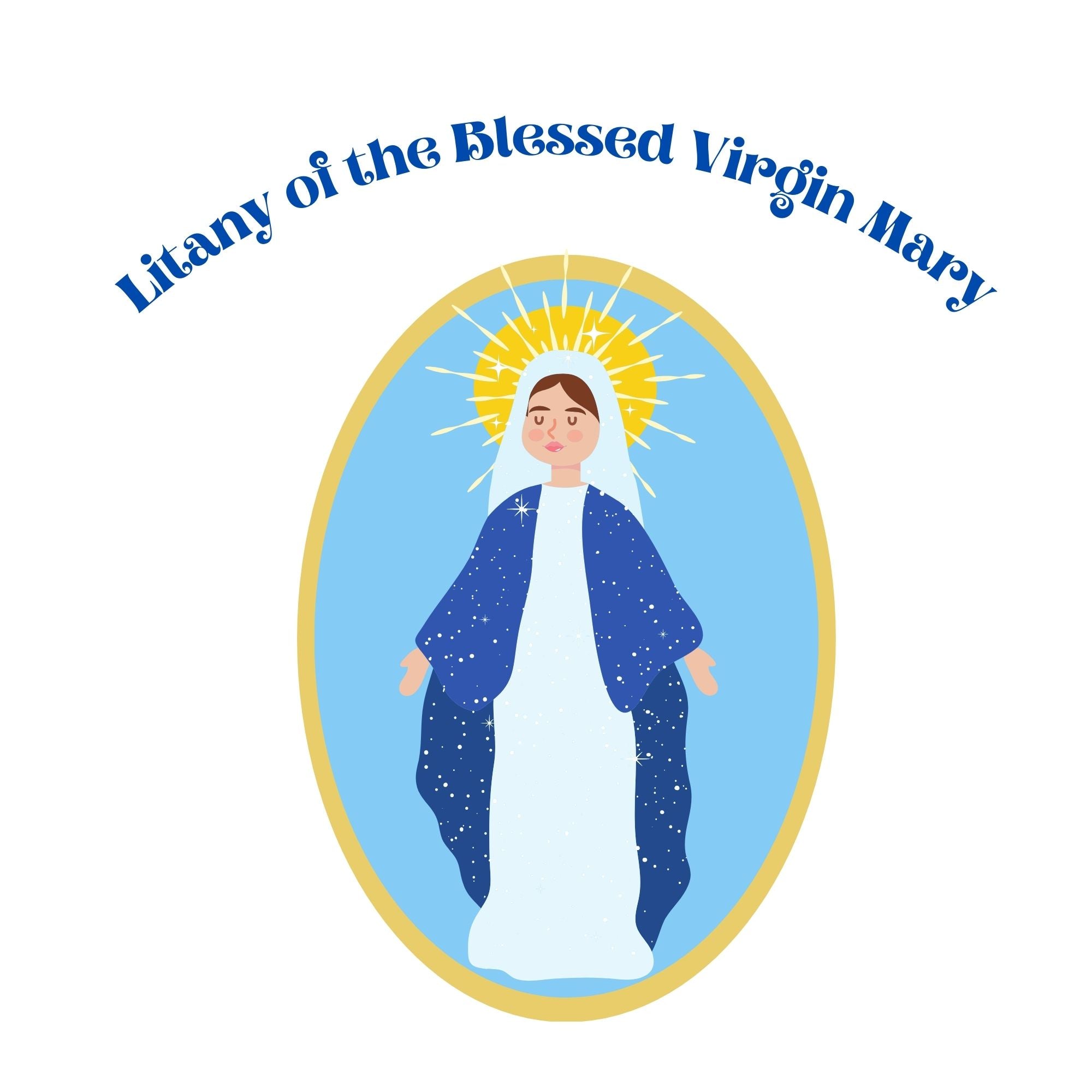 Litanies for Littles: The Most Blessed Virgin Mary and Saint Joseph