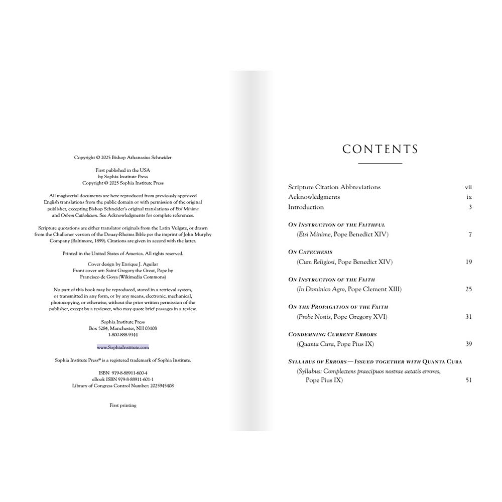 Papal Guidance on Teaching the Faith: 12 Timeless Documents on the Preservation of Doctrine