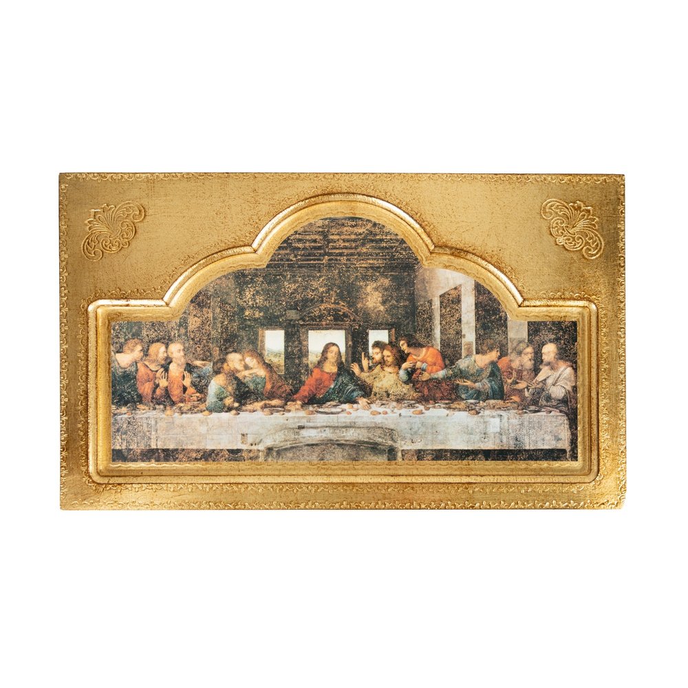 Last Supper Italian Plaque