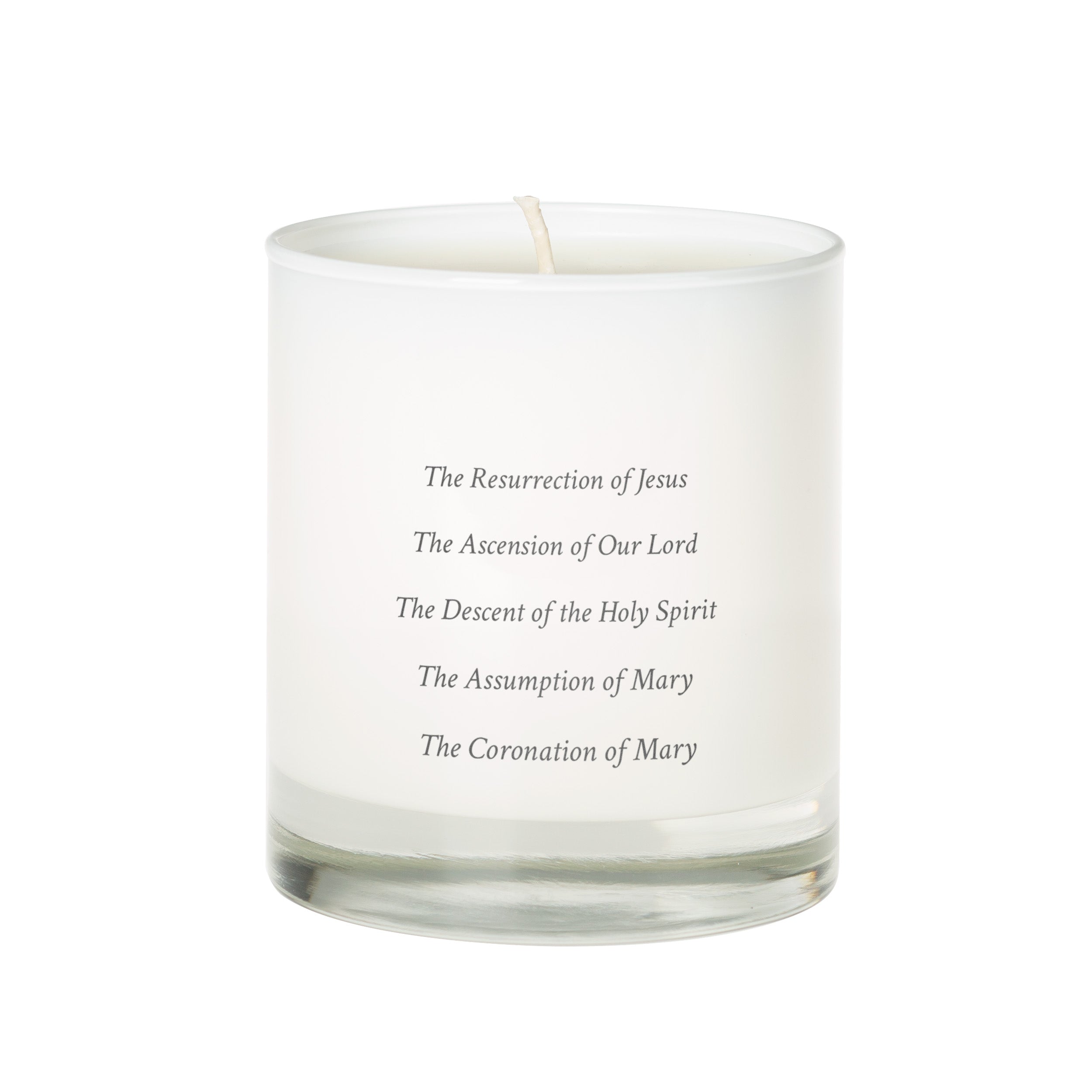 The Glorious Mysteries Scented Candle