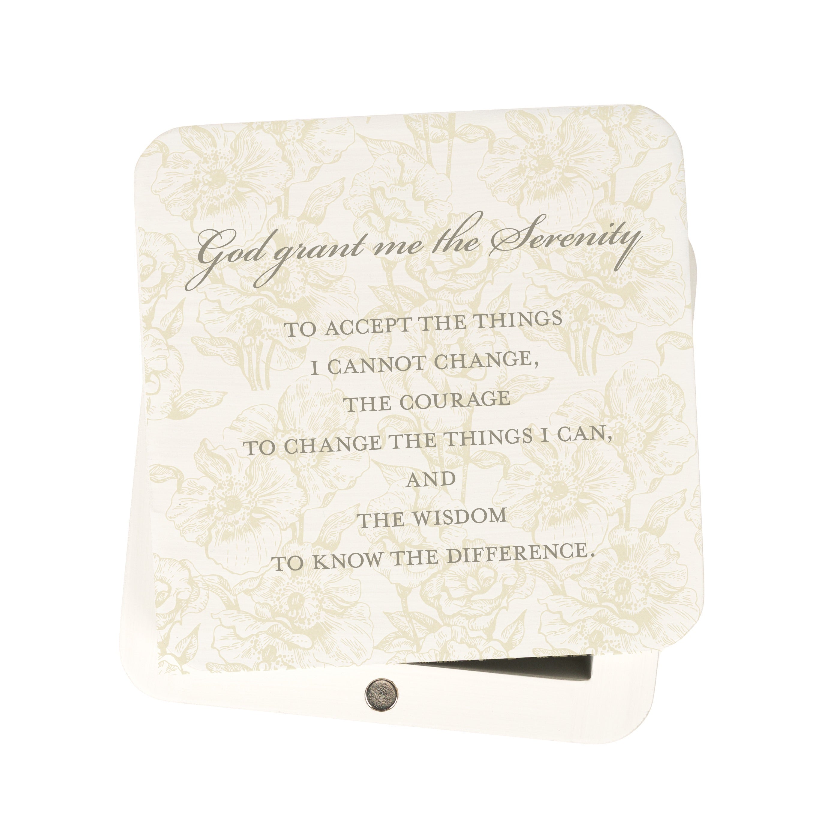 Toile Serenity Prayer Keepsake Box