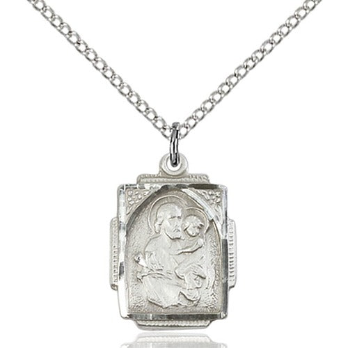 Sterling Silver St. Joseph Pendant - 2508053