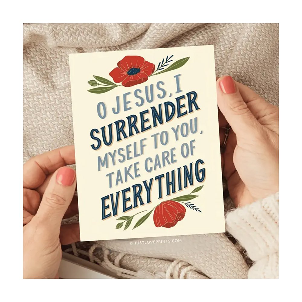 Surrender to Jesus Greeting Card
