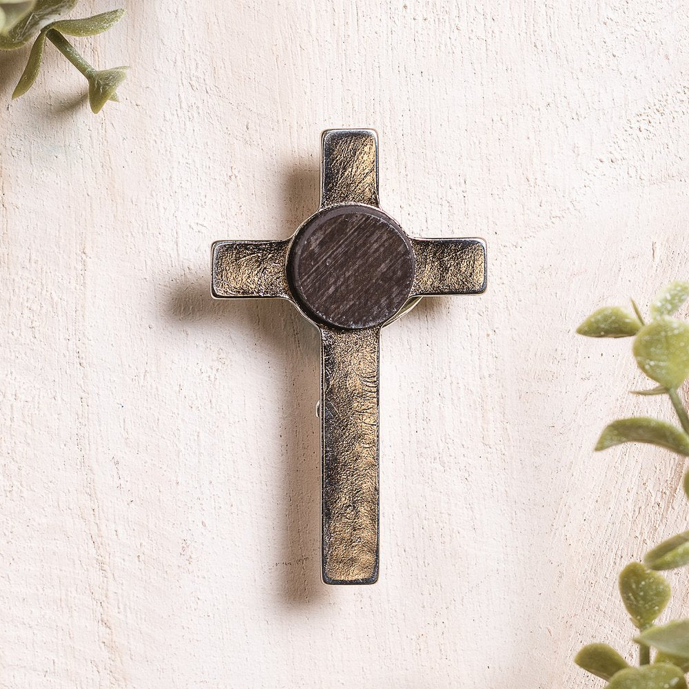 St. Benedict Crucifix Metal Magnet - 3"