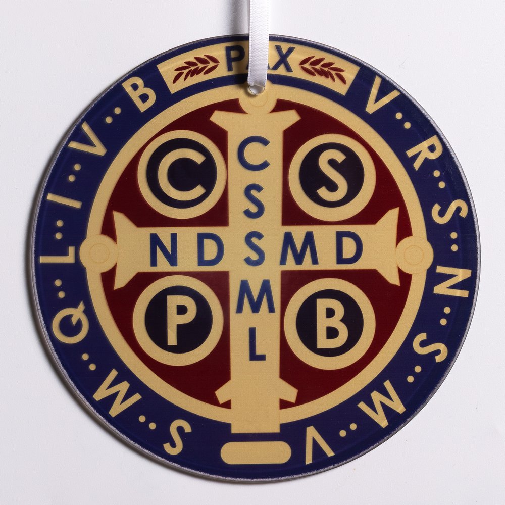 St. Benedict Home Blessing Suncatcher