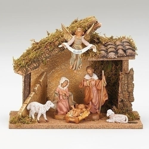 Fontanini 6pc Nativity with Stable