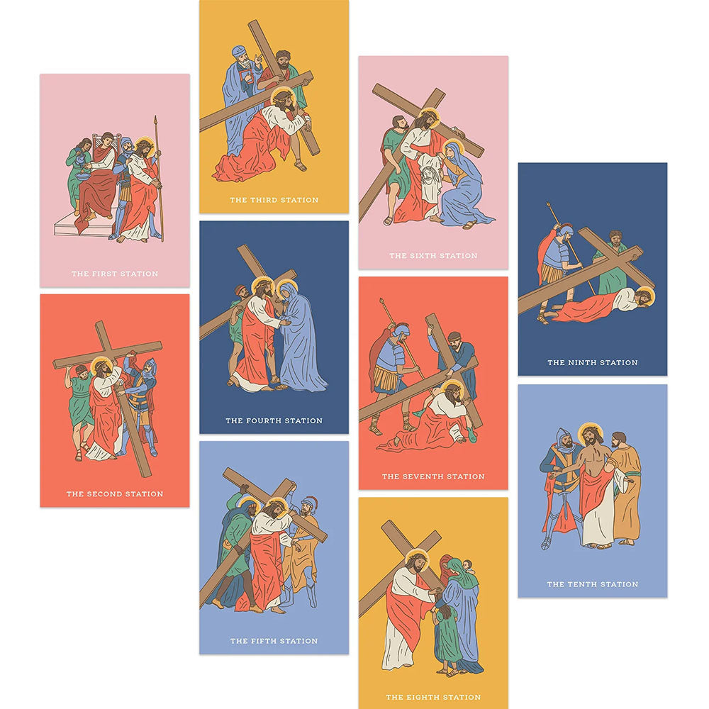 Stations of the Cross Booklet - Set of 10