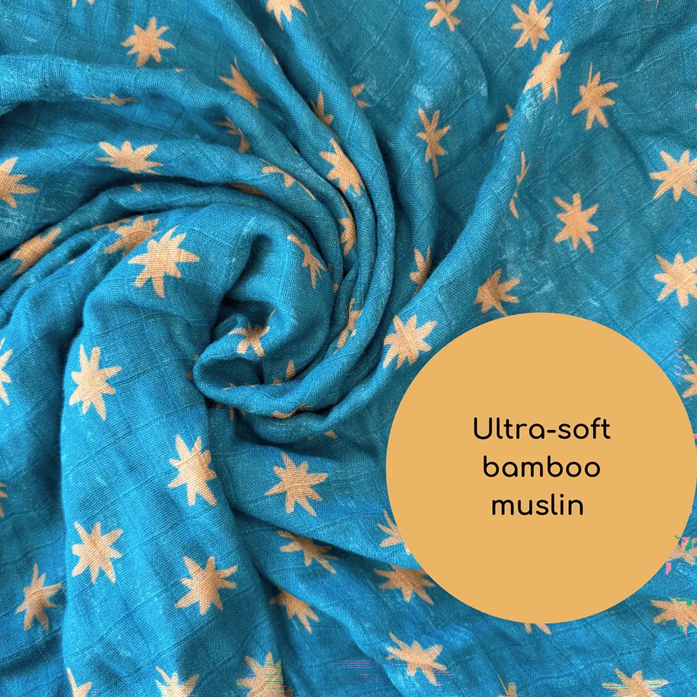 Guadalupe Stars & Mantle Luxury Muslin Kids Blanket