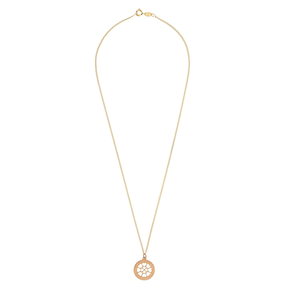 Golden Hail Mary Prayer Necklace - Small