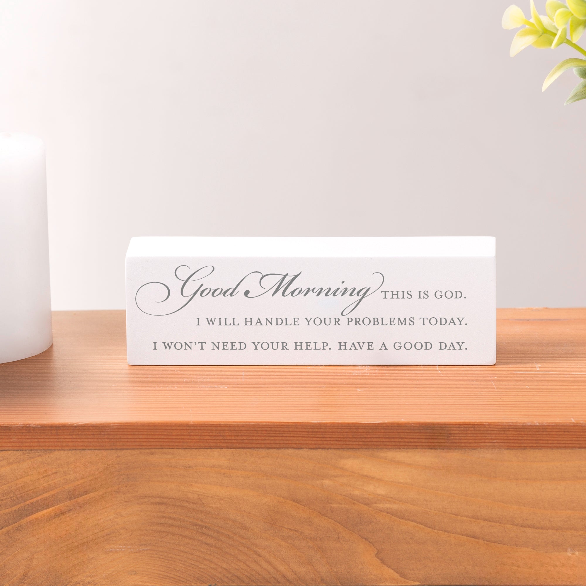 Good Morning from God Quote Block