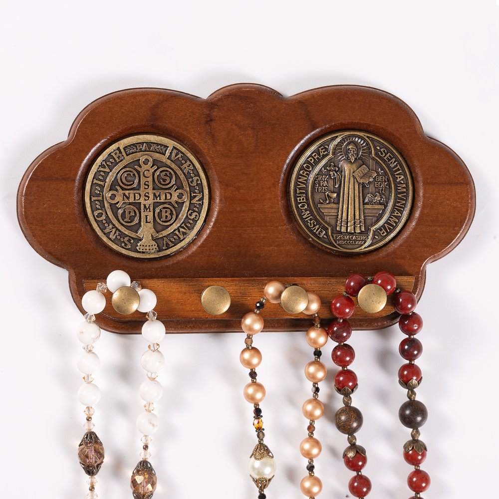 St. Benedict Medal Rosary Holder or Key Holder