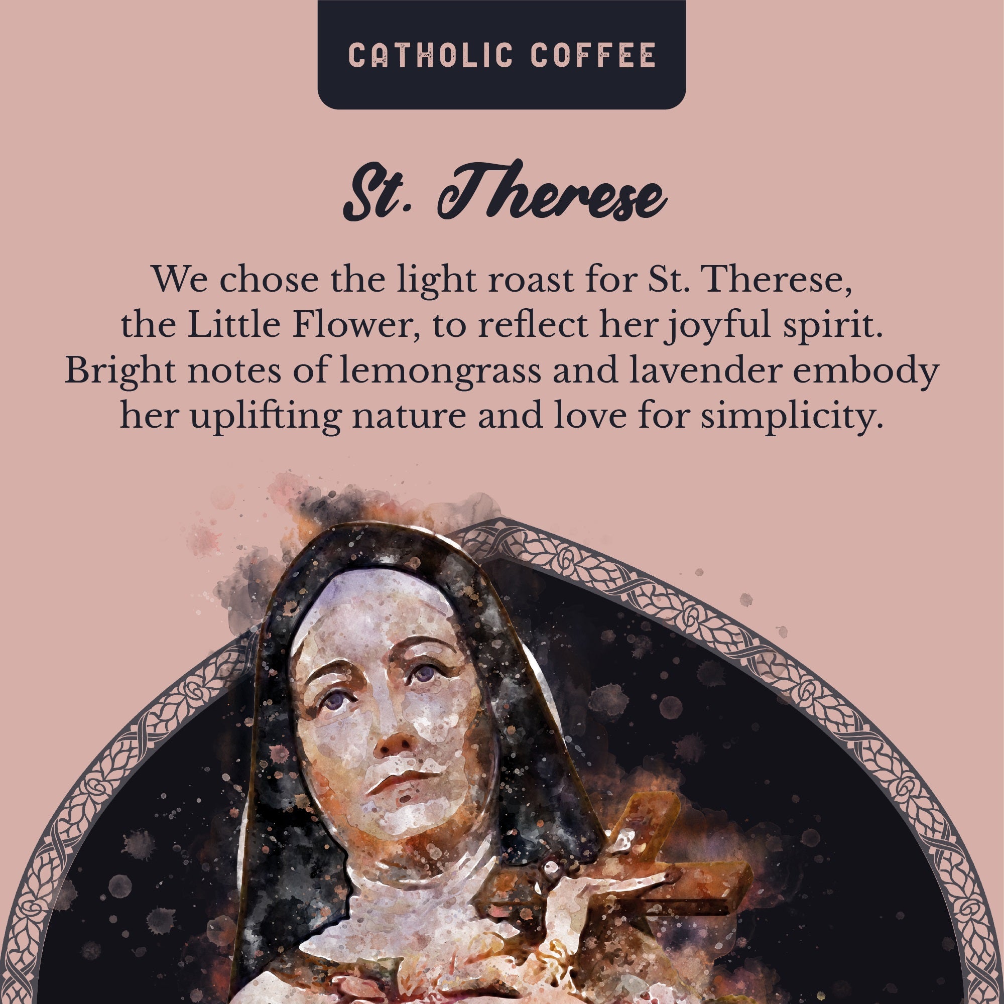 St. Therese of Lisieux Light Roast Coffee - 12 oz. Bag