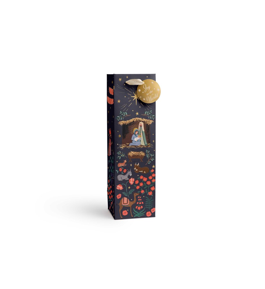 Rifle Paper Co. Nativity Wine Gift Bag