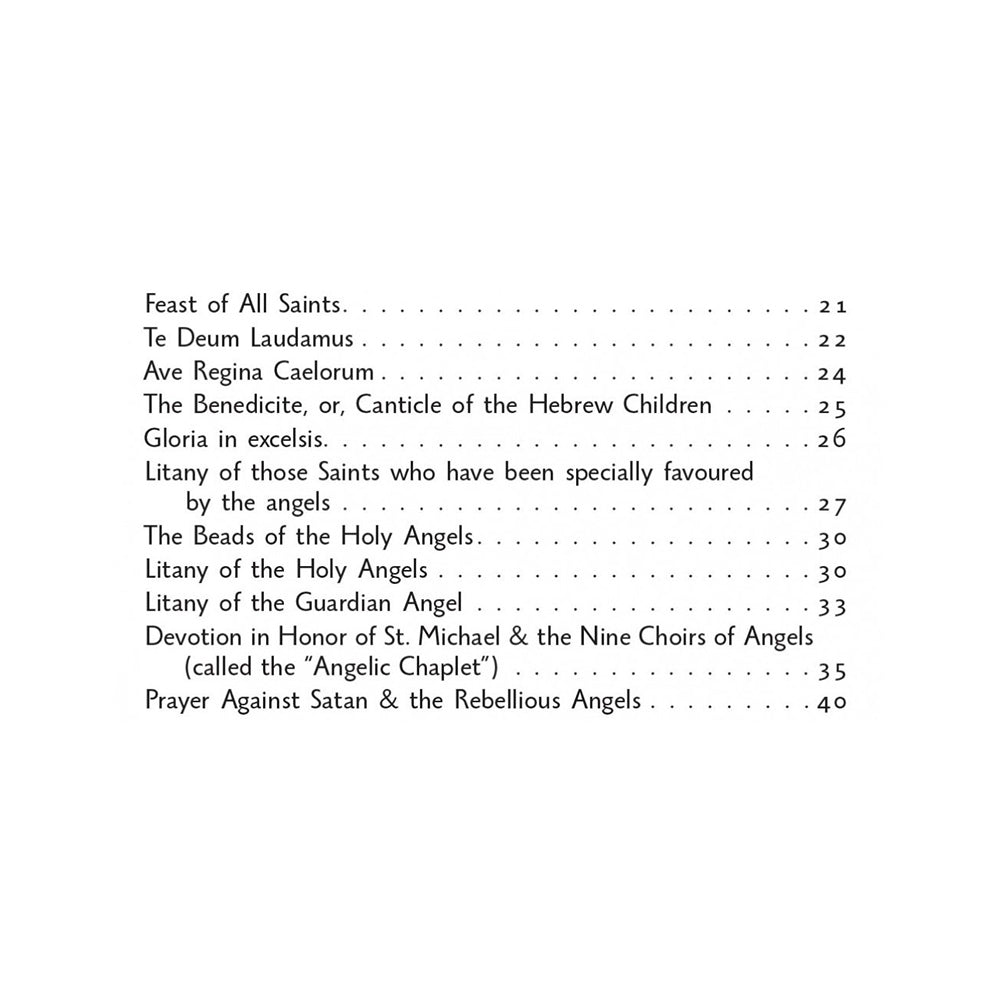 Devotions to the Holy Angels