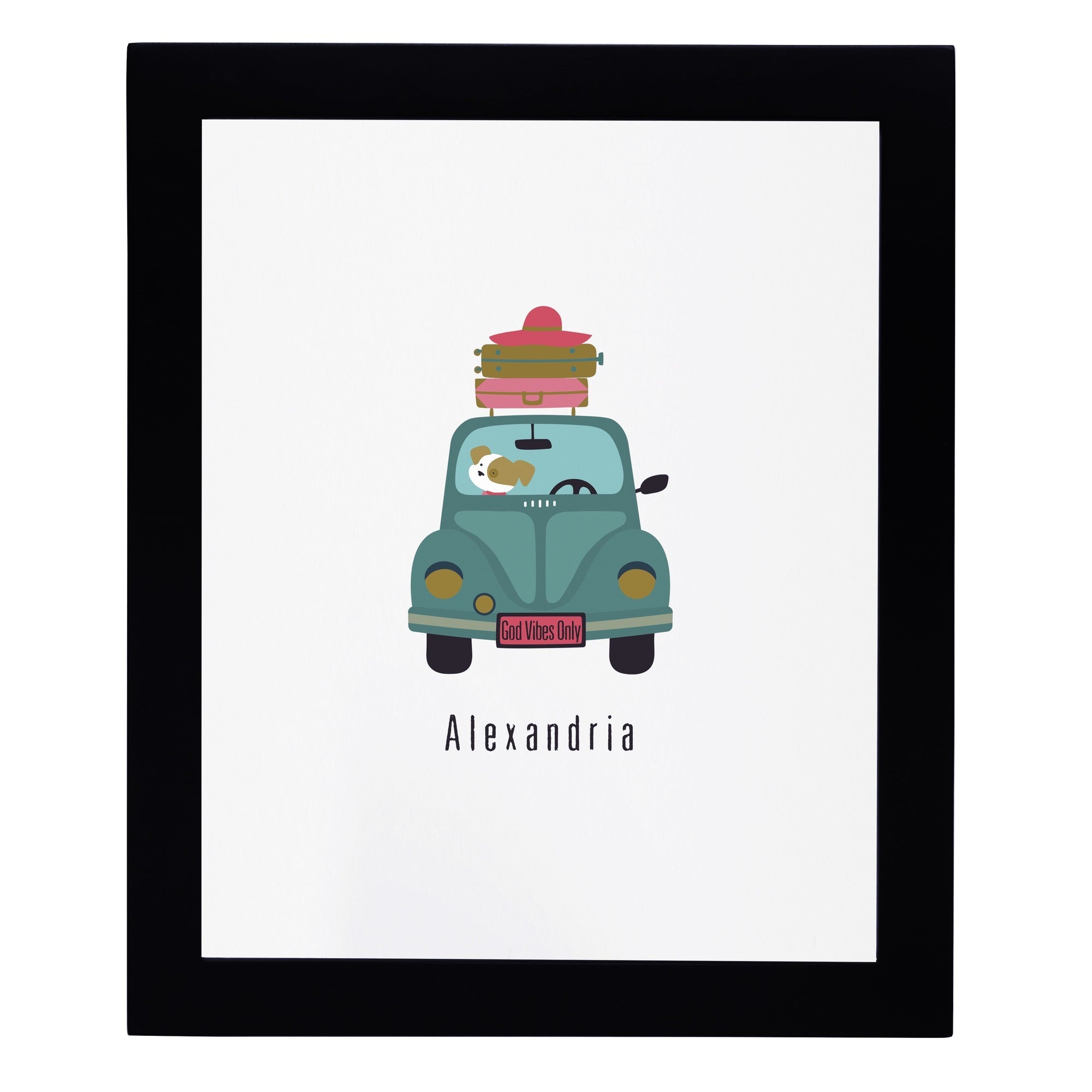 God Vibes Only Framed Art Print - 8x10"