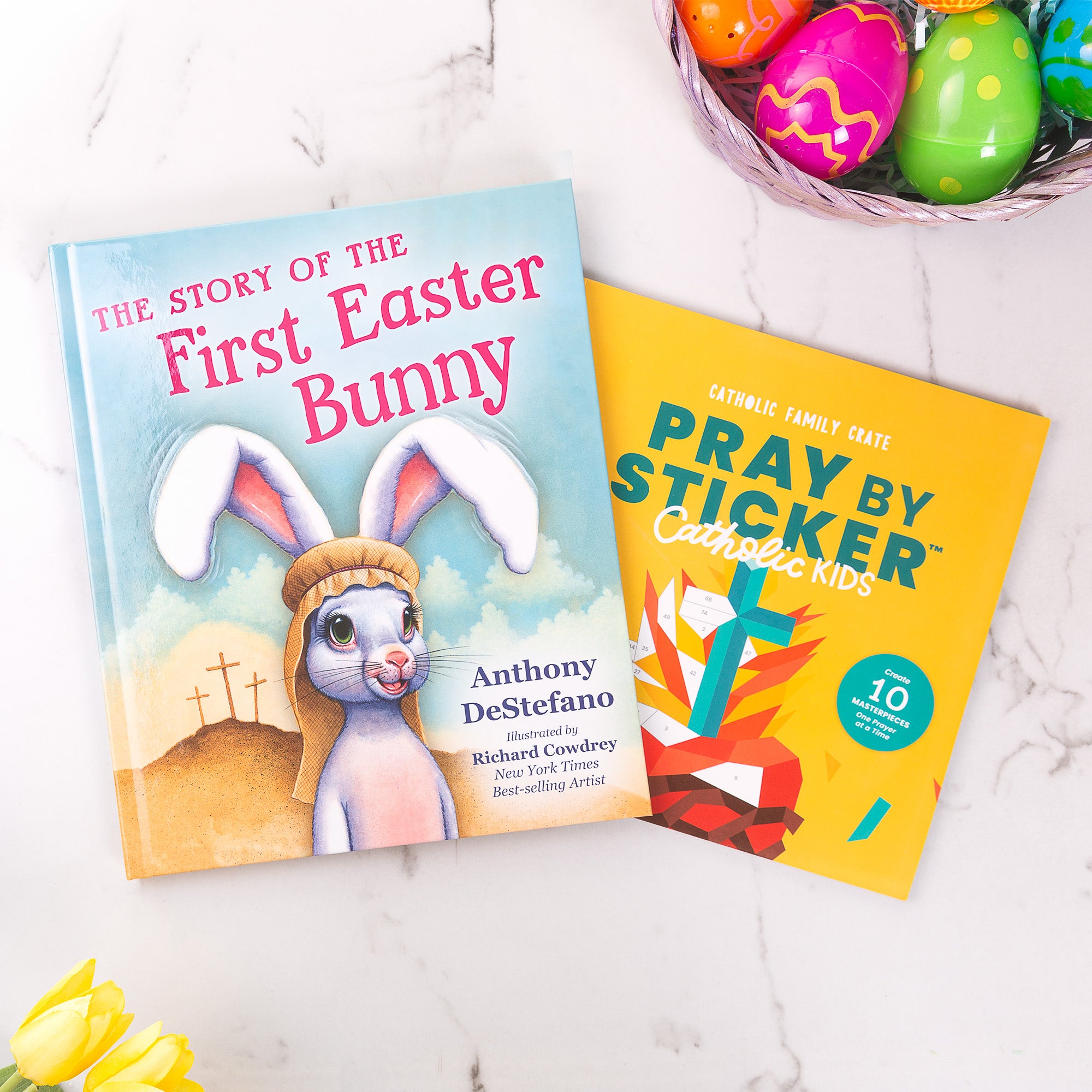 The Story of the First Easter Bunny Book & Pray By Sticker Book (Gift Set)