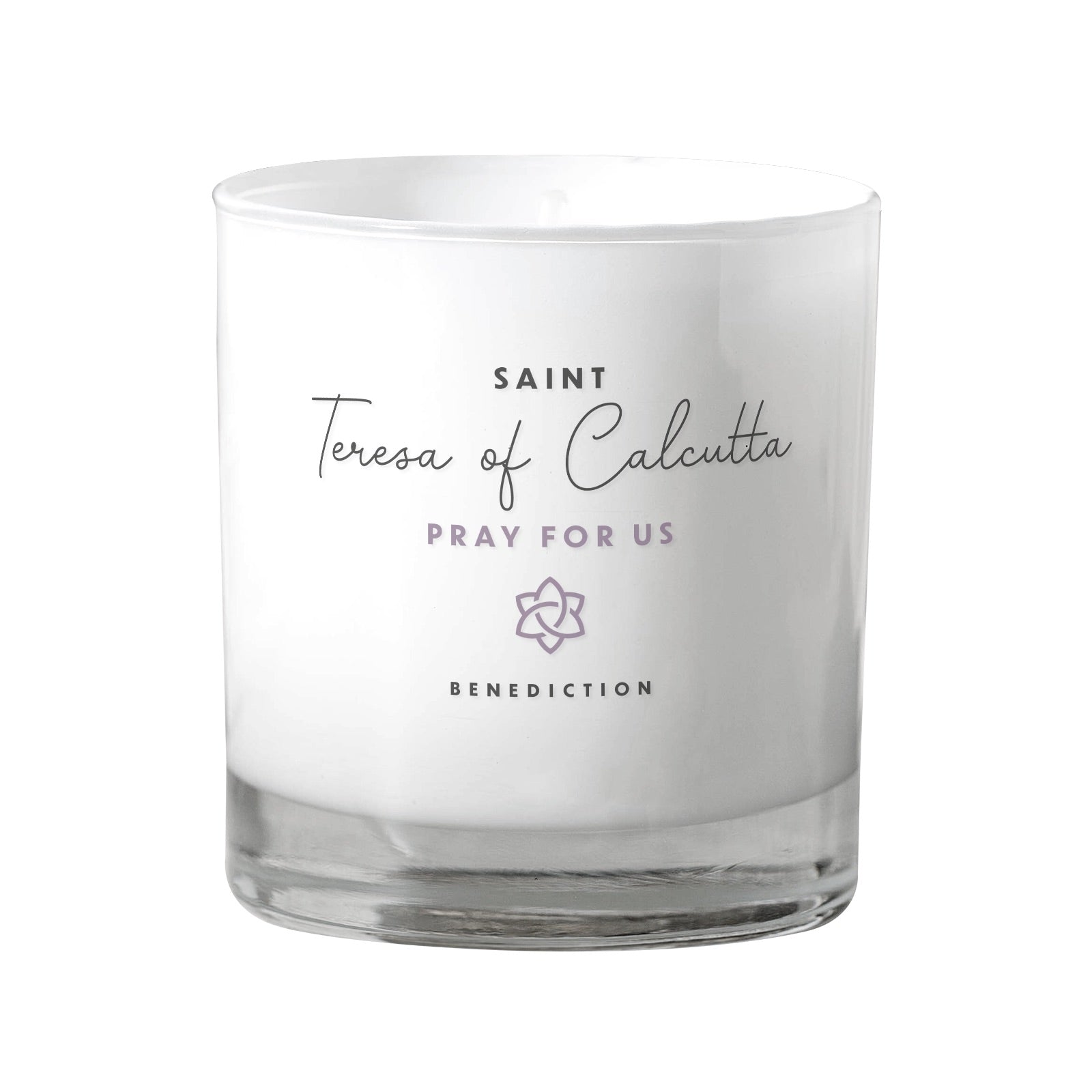 St. Theresa of Calcutta White Candle