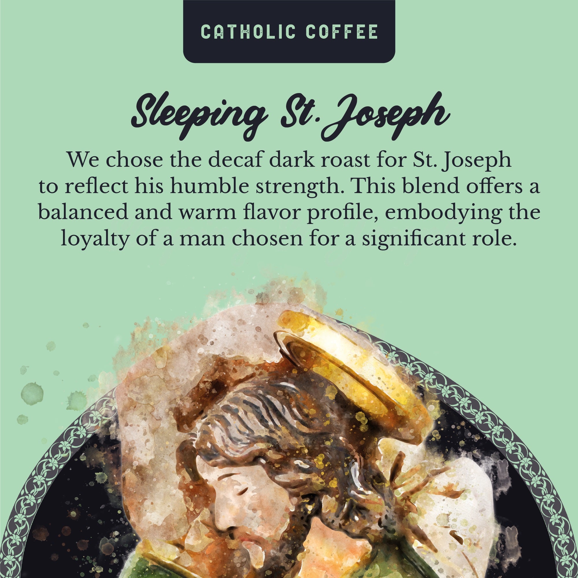 Sleeping St. Joseph Decaf Coffee - 12 oz. Bag