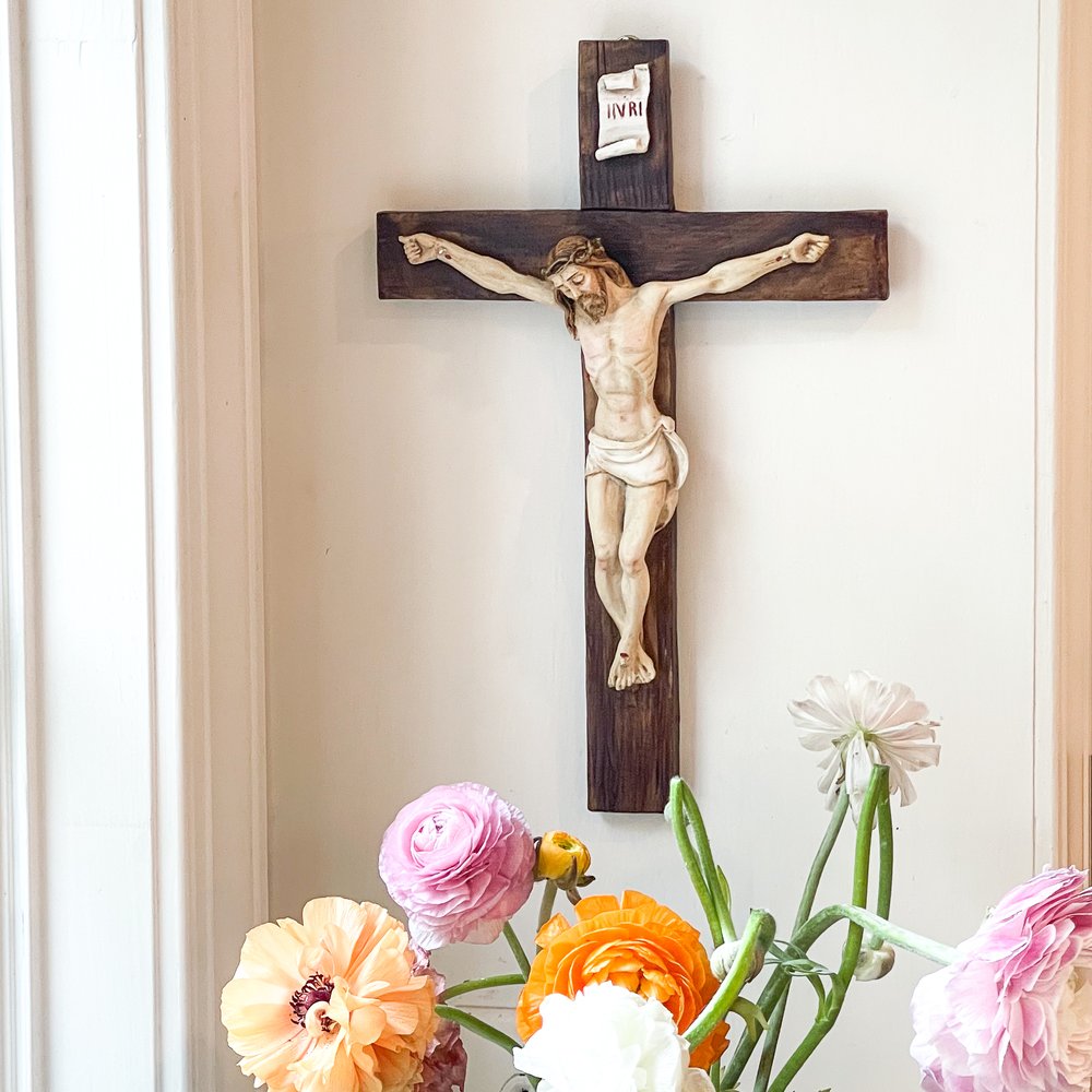 Vintage-Look Crucifix - 12"