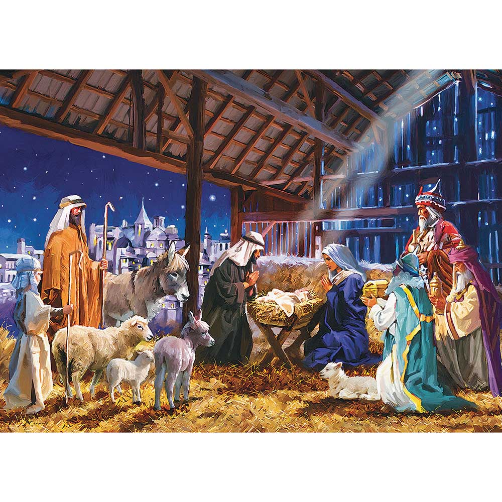 Presenting the Gifts Nativity Puzzle - 1000 Pieces