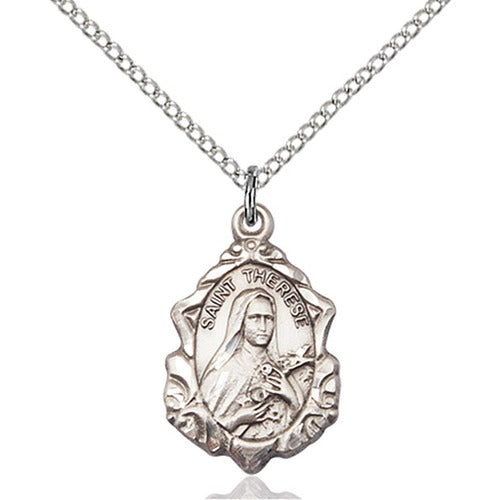 Sterling Silver St. Therese of Lisieux Pendant - 2507900