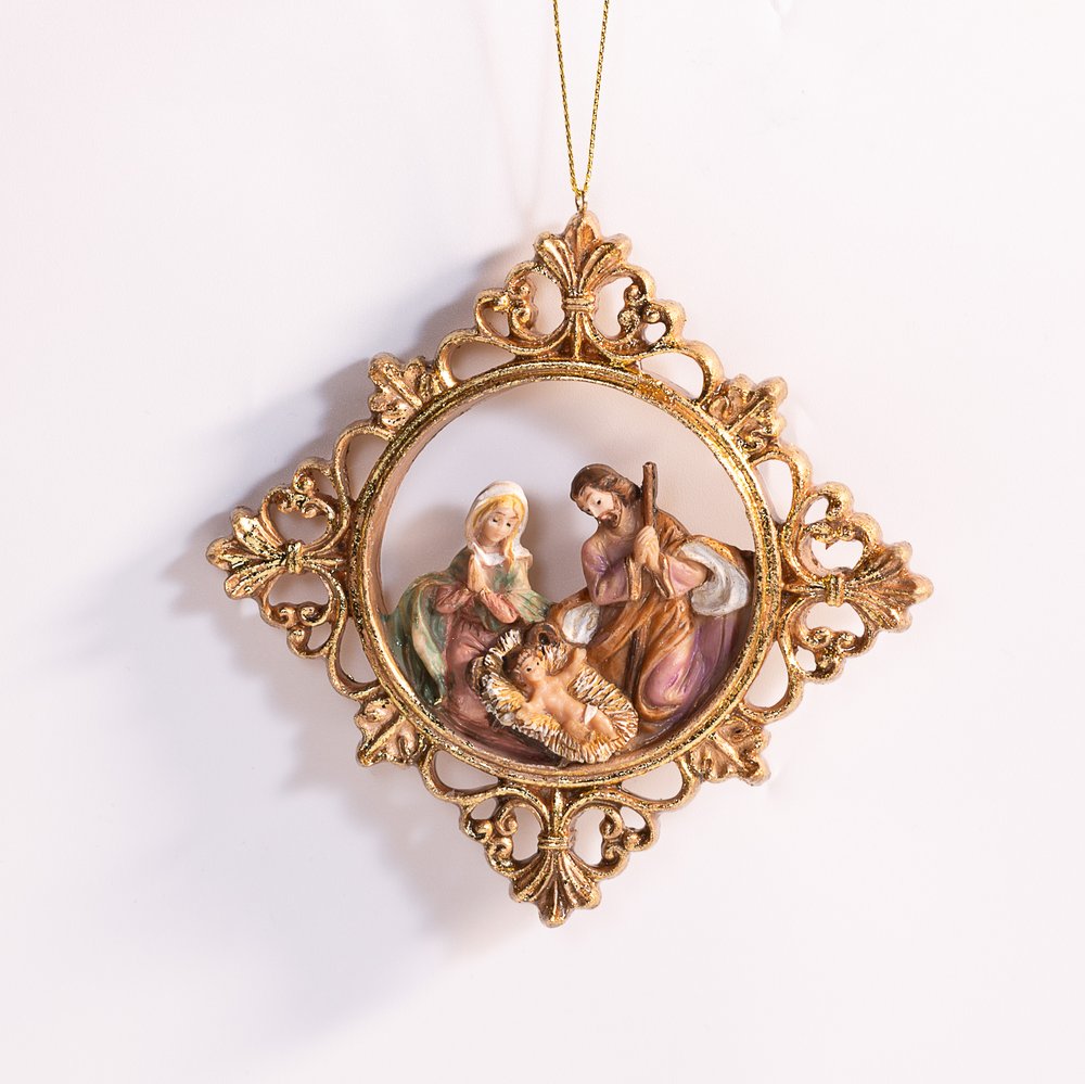 Fontanini Holy Family Cameo Style 2026 Event Ornament - 5" (H)
