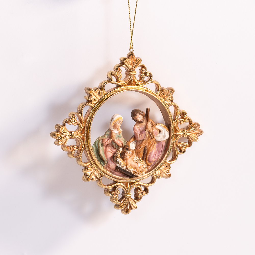 Fontanini Holy Family Cameo Style 2026 Event Ornament - 5" (H)