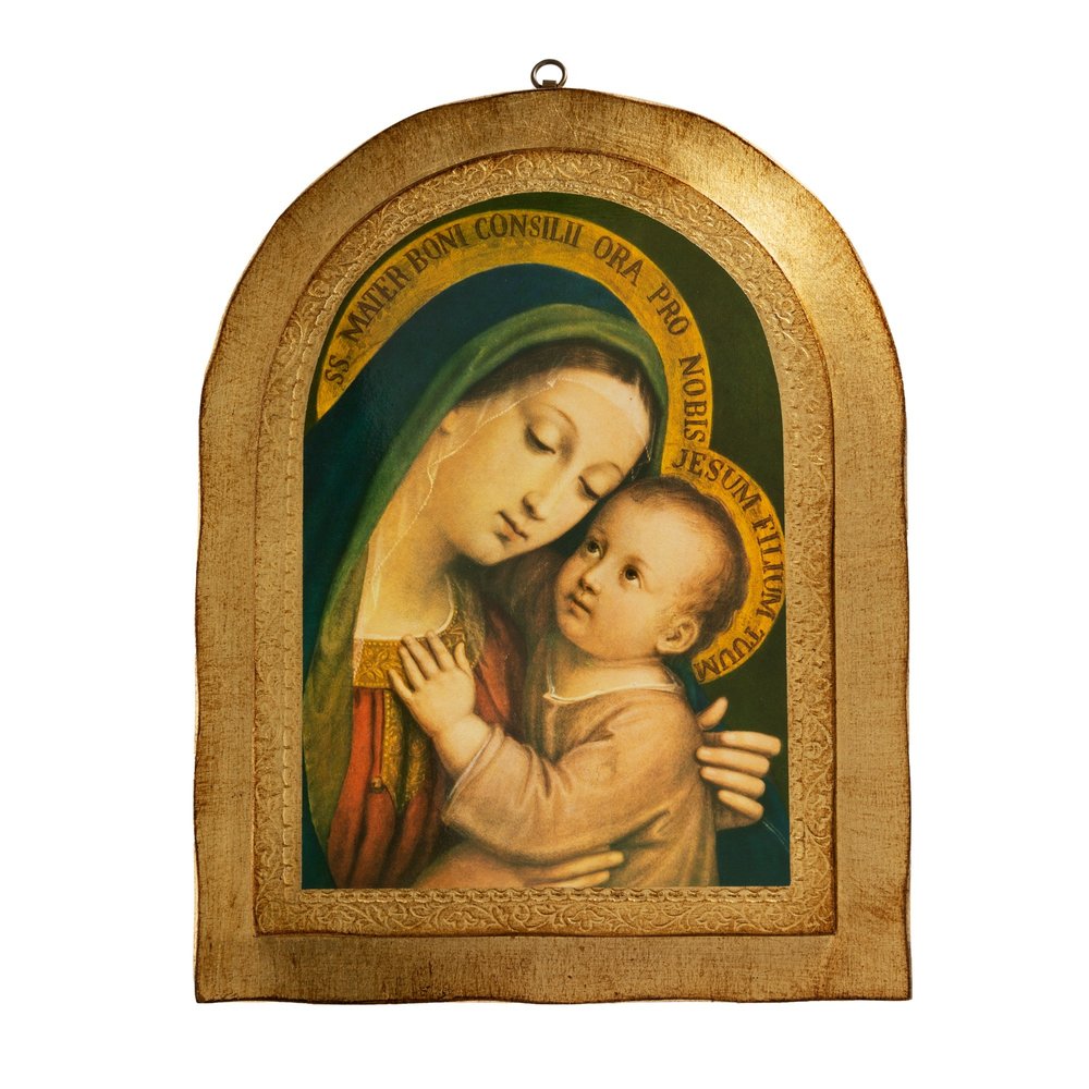 Our Lady of Good Counsel Italian Plaque