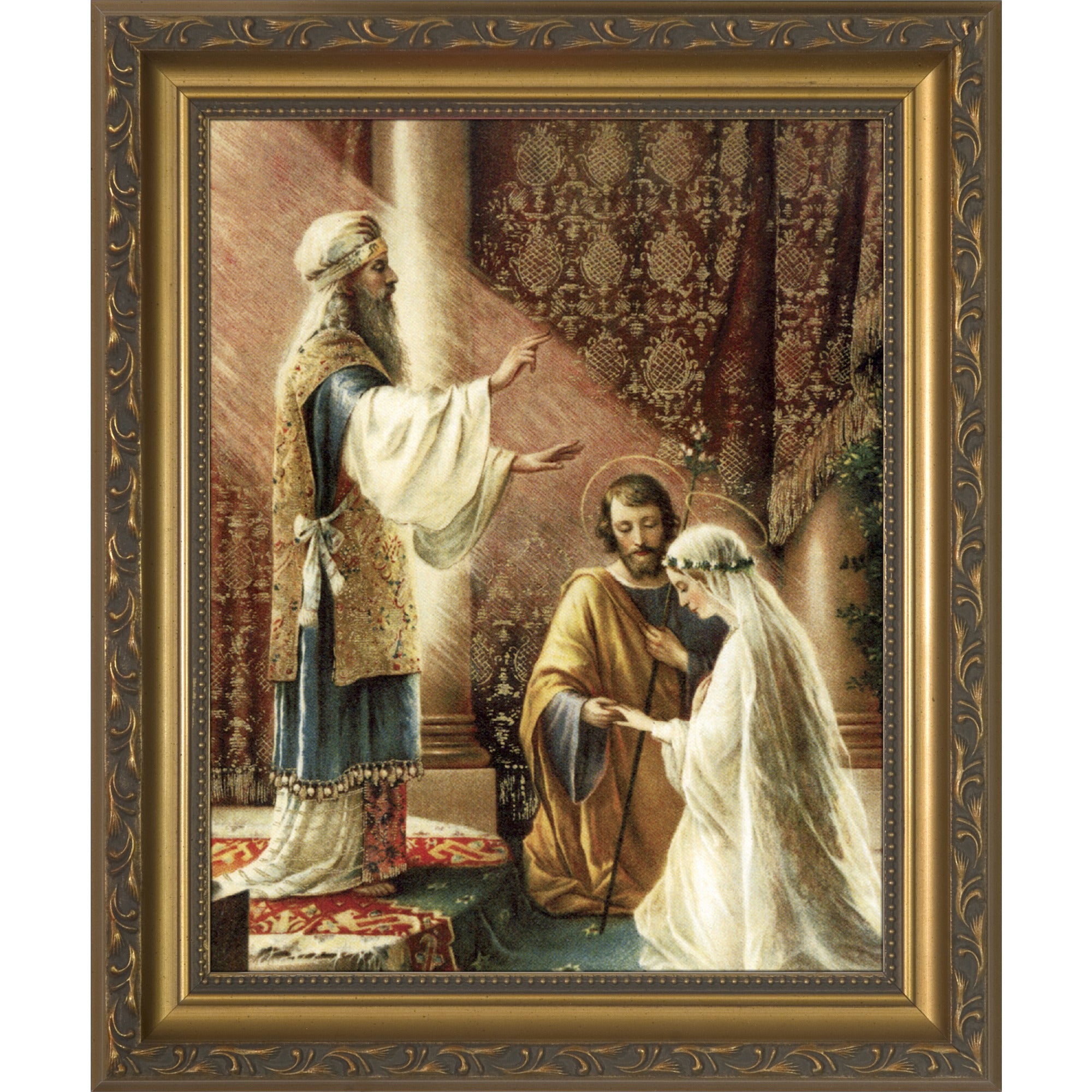 Wedding of Joseph & Mary Framed Print - Multiple Sizes