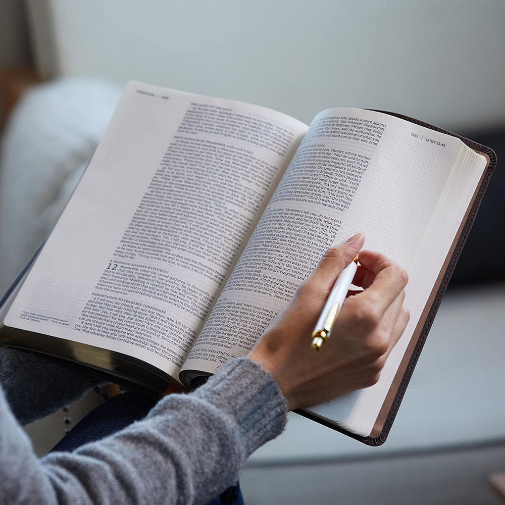 NRSV Catholic Journaling Bible - Brown Leathersoft
