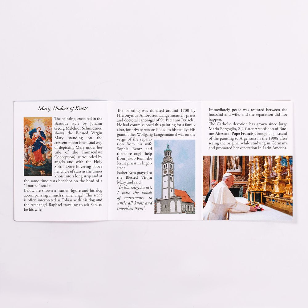 Mary Undoer of Knots Rosary with Booklet