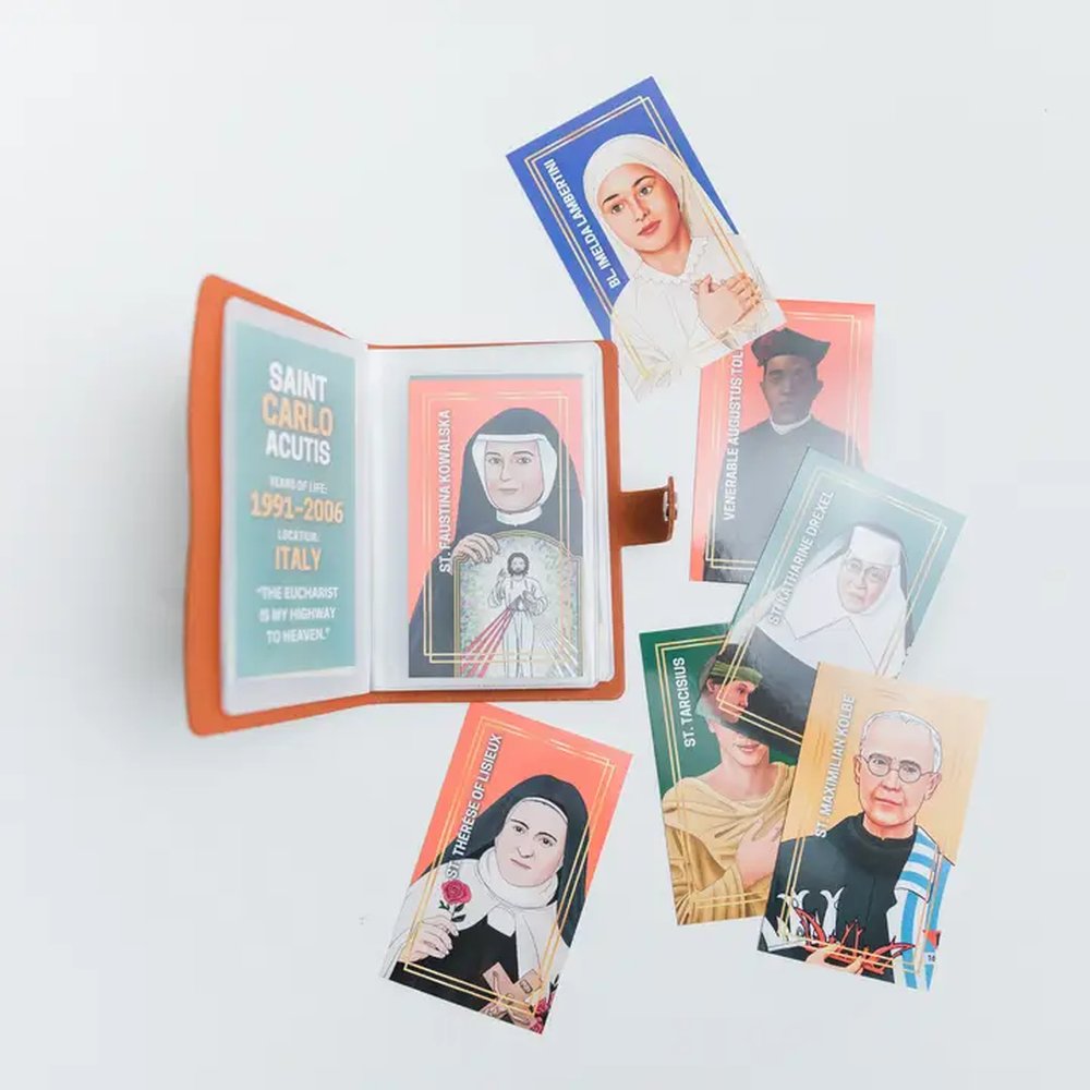 Saints of the Eucharist Holy Card Set + Audio Stories