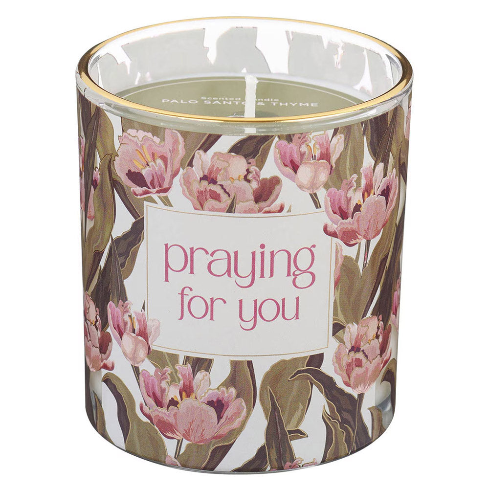 Praying for You Palo Santo and Thyme Glass Candle