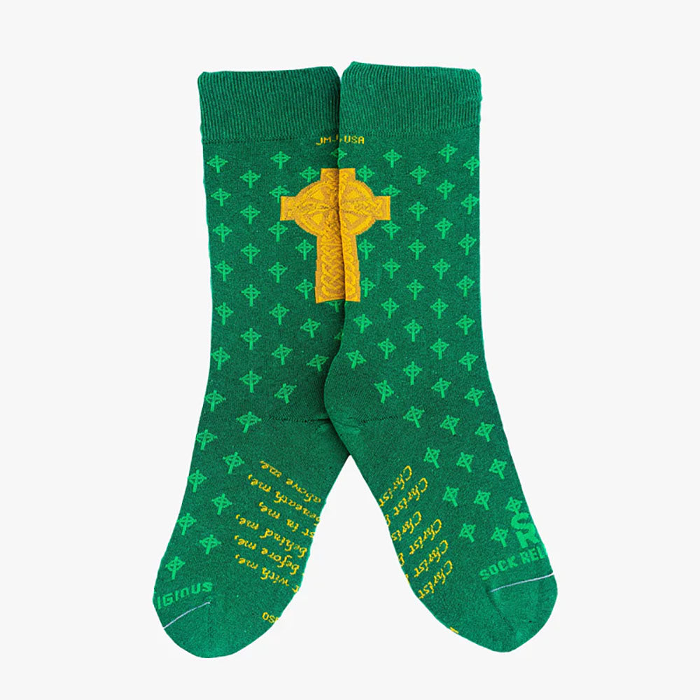 St. Patrick Celtic Cross Adult Socks