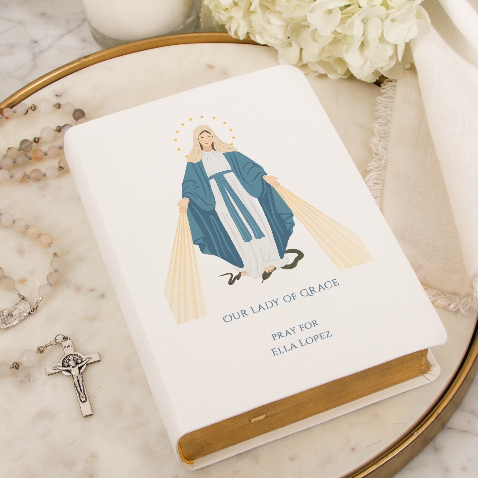 Personalized Our Lady of Grace Bible