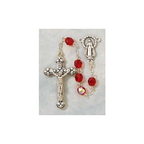 Birthstone Rosary - July