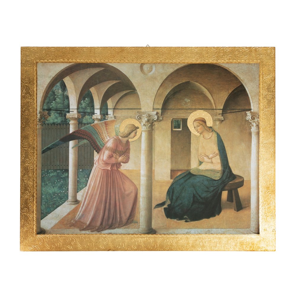 Annunciation by Fra Angelico Italian Plaque