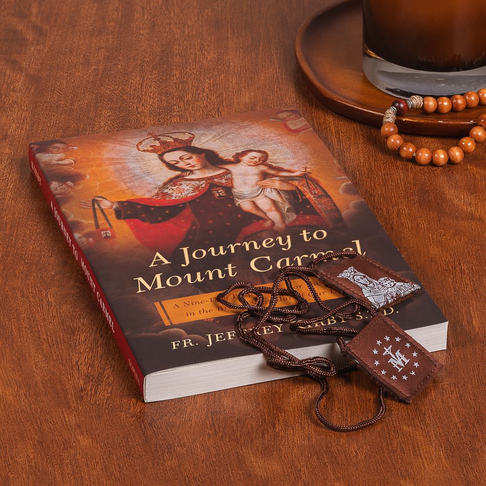 Our Lady of Mt. Carmel Scapular & 9-Day Preparation Book Gift Set