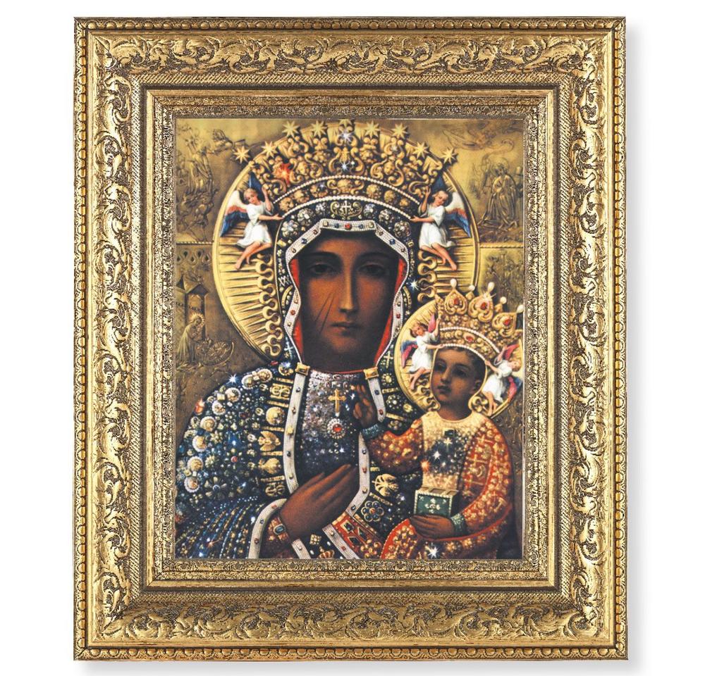 Our Lady of Czestochowa Ornate Framed Print