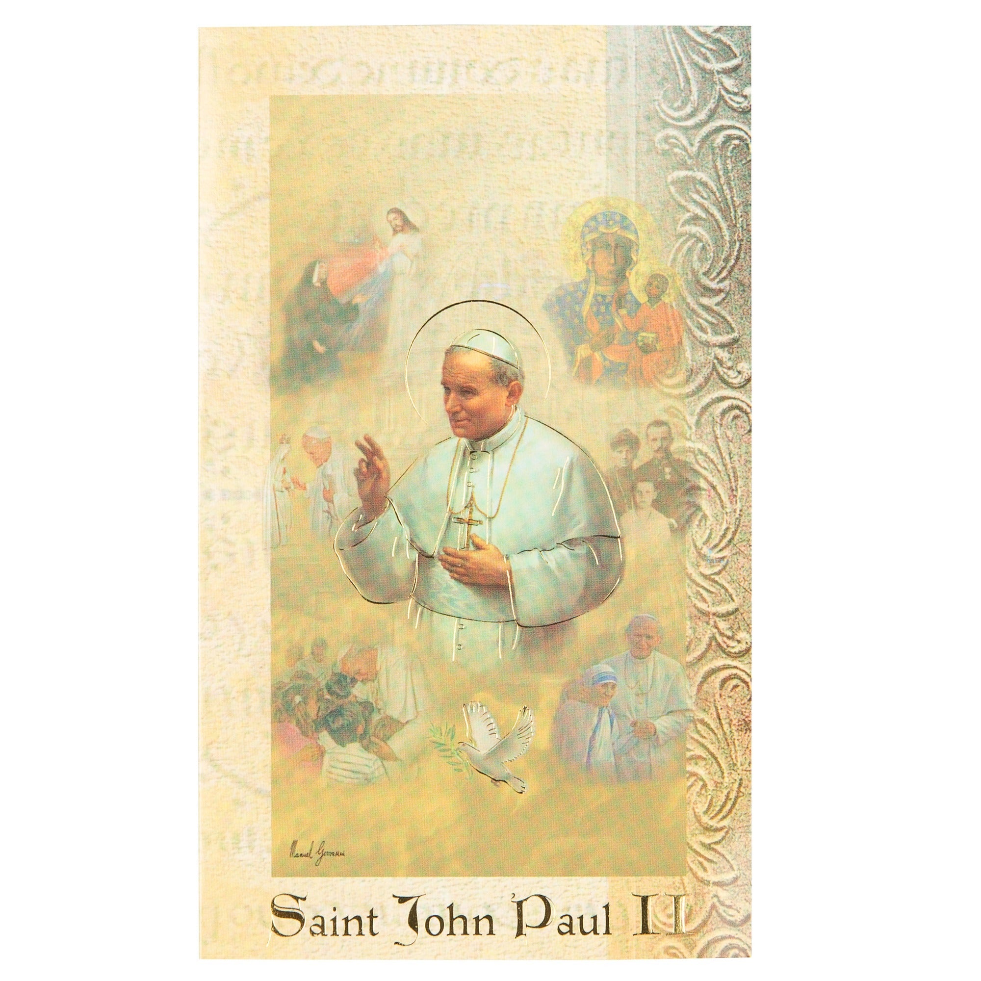 Pope John Paul II - Folded Prayer Card