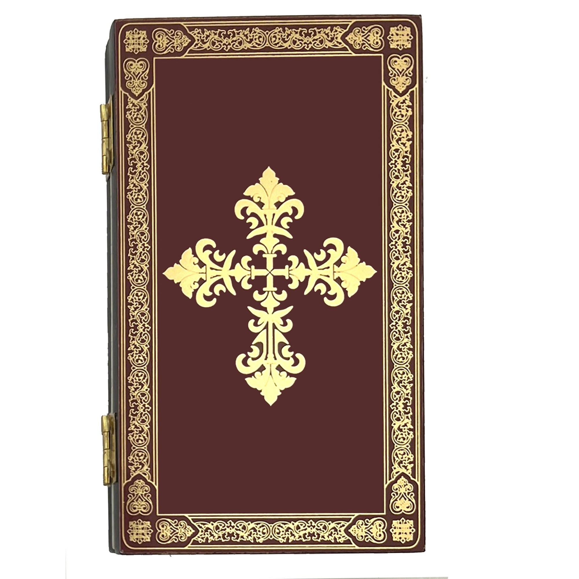 Gold Foiled St. Michael & Guardian Angel Diptych - 5" x 6"