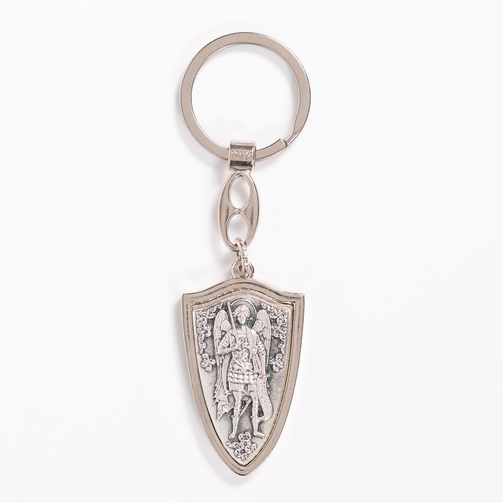 St. Michael Shield Key Ring
