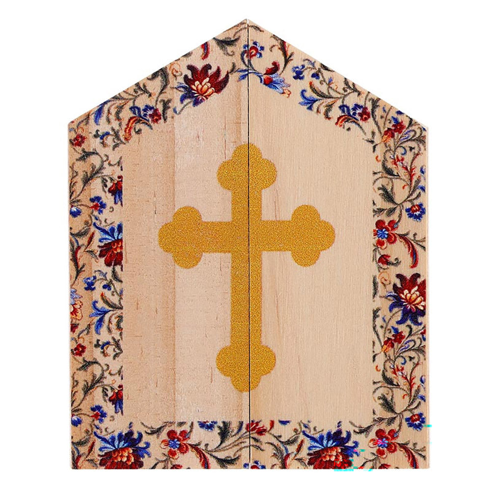 Madonna of the Streets Miniature Wooden  Triptych