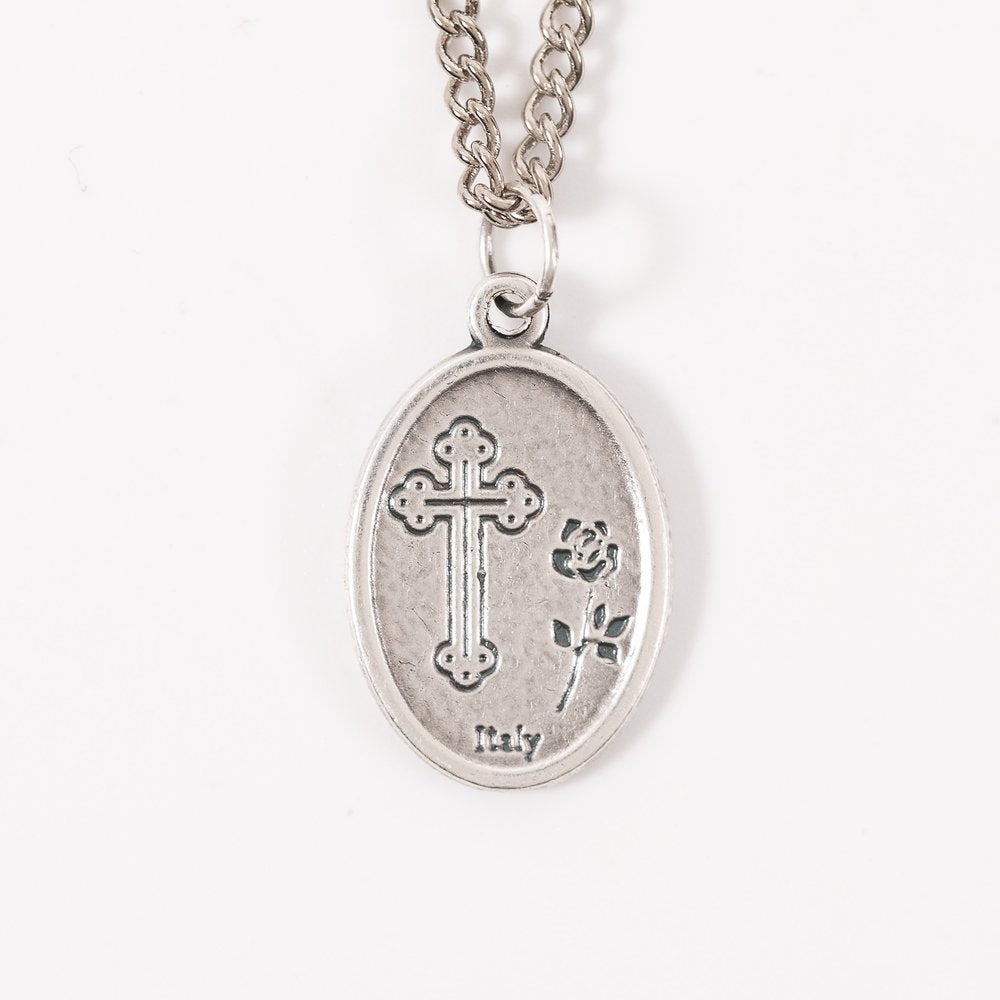 Italian St. Carlo Acutis Medal Necklace - 20"