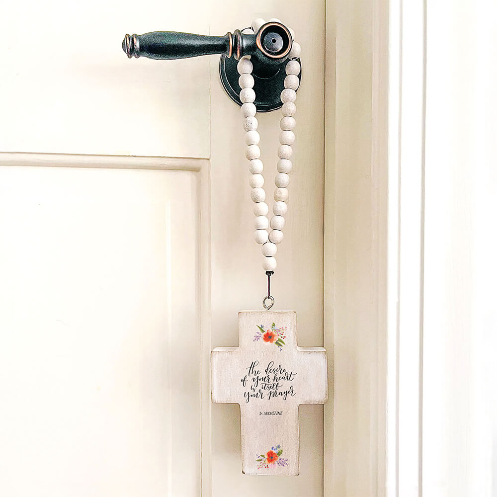Desire of Your Heart St. Augustine Hanging Cross