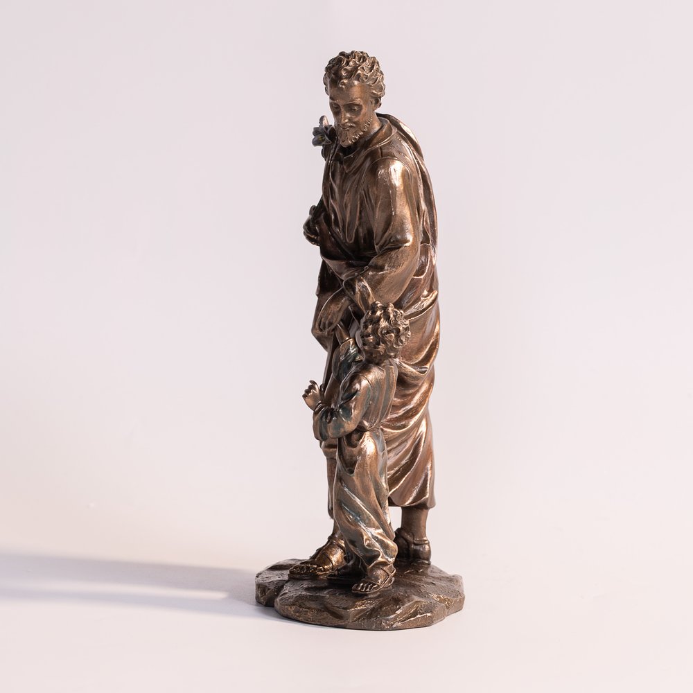 St. Joseph and Child Statue - 8.25''