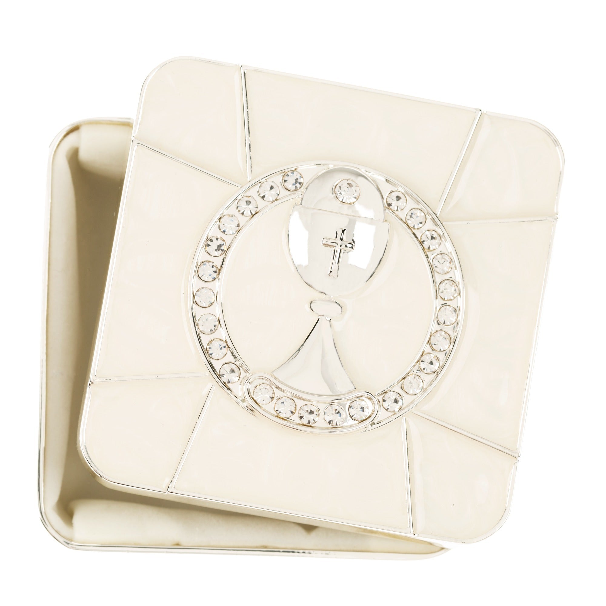 First Communion Crystal Keepsake Box
