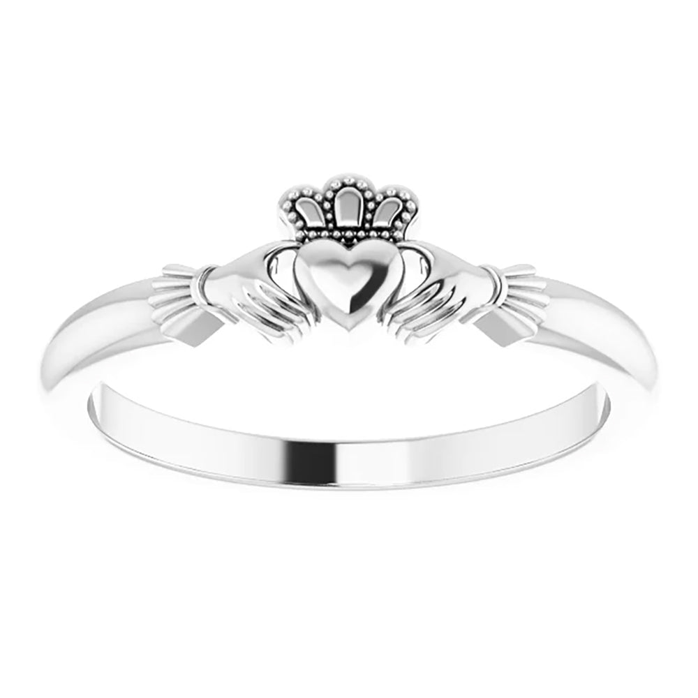 Sterling Silver Claddagh Ring - Multiple Sizes